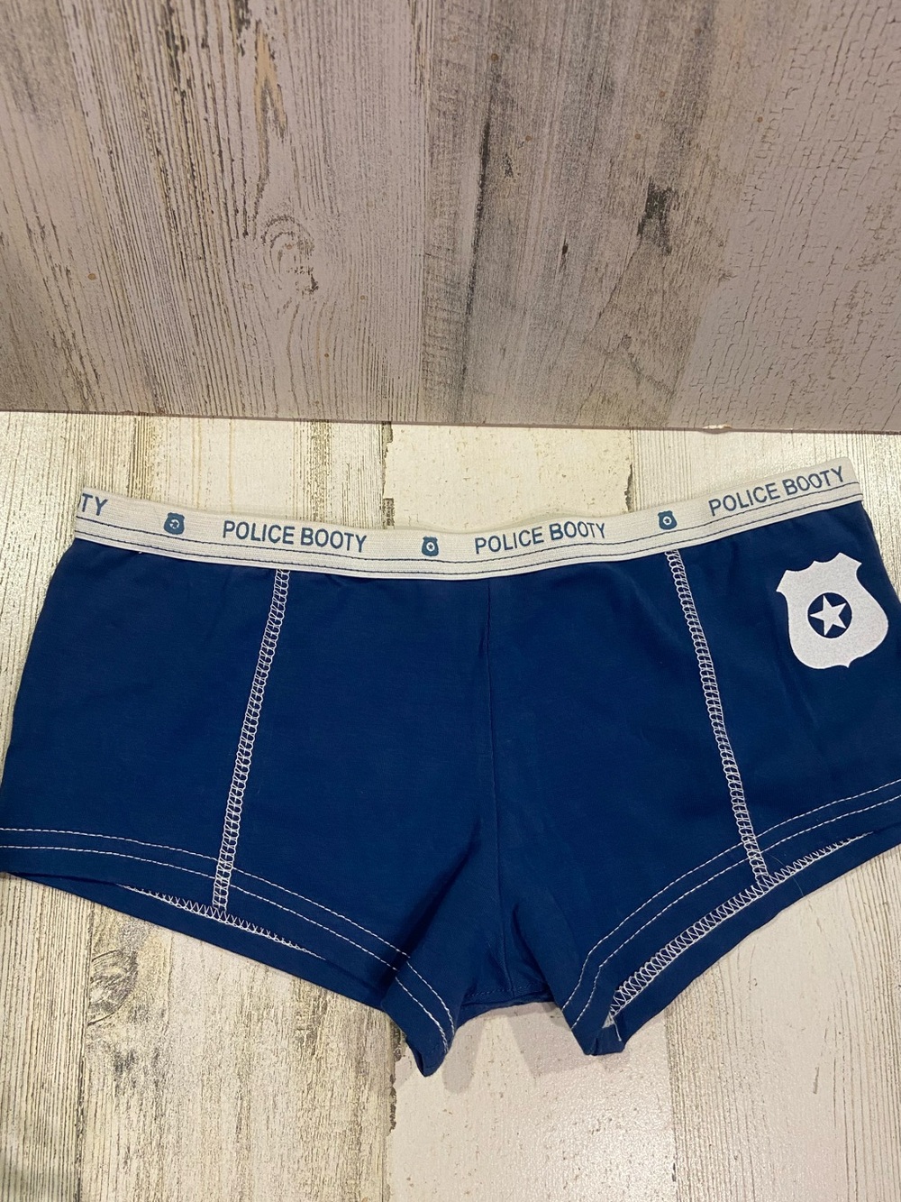 NWOT Rothco Blue White Police Booty Underwear